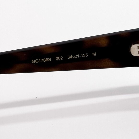 NEW GUCCI GG1786S 002 WOMEN HAVANA BROWN SUNGLASSES GUCCI - Picture 8 of 10